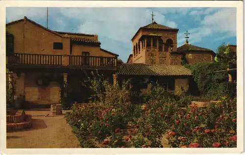 Postales Toledo Casa del Greco. Jardin 1970