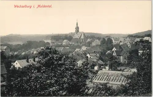 Ansichtskarte Wechselburg Muldental 1913