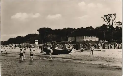 Ansichtskarte Graal-Müritz Strand Ostsee DDR Ansichtskarte 1963