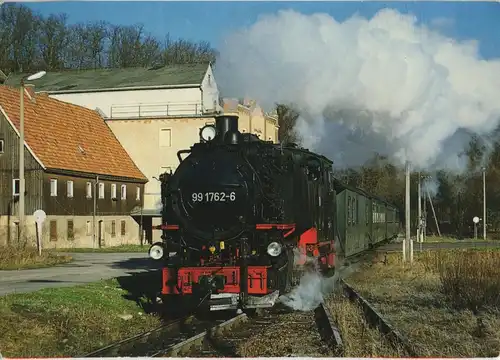 Schmalspurbahn Freital-Hainsberg-Kurort Kipsdorf, Verkehr Zug Lokomotive 1990