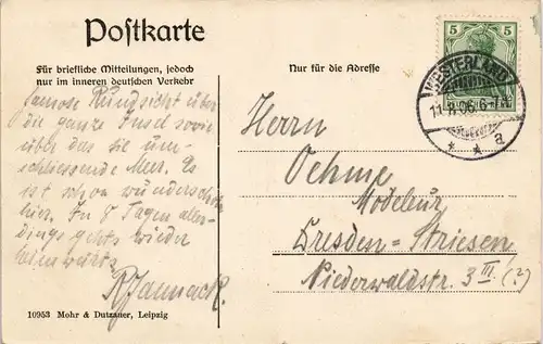 Ansichtskarte Wenningstedt-Braderup Leuchtturm und Nebengelasse 1906