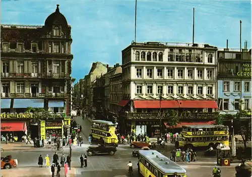 Ansichtskarte Mitte-Berlin Unter den Linden - REPRO - nachcoloriert 1939/1978