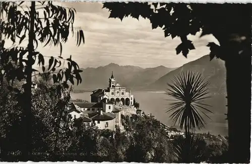 Ansichtskarte Locarno Madonna del Sasso 1938