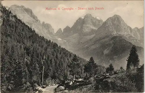 Madonna di Campiglio Sankt Maria im Pein Strasse nach Pinzolo   1901