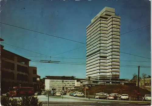 Ansichtskarte Kaiserslautern Rathaus Hochhaus Straßen Ansicht 1985