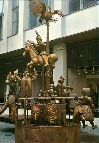 Ansichtskarte Aachen Puppenbrunnen Puppen-Brunnen 1975