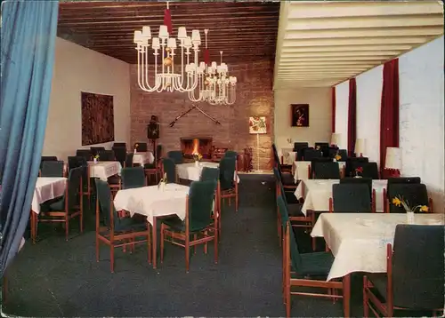 Schriesheim CAFE-RESTAURANT Strahlenburg Burg des Kätchen von Heilbronn 1970