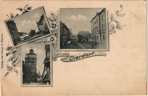 Dierdorf (LK Neuwied) 3 Bild: Oberthorgasse, Vordergasse LK Neuwied 1900