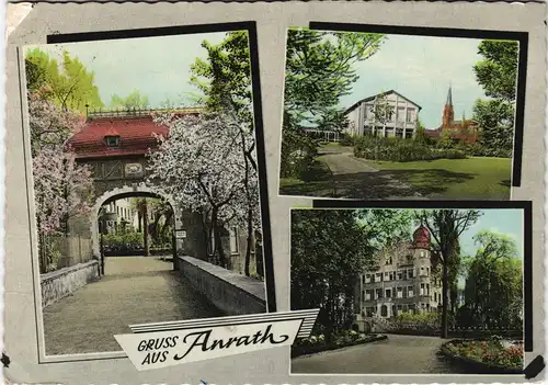 Ansichtskarte Anrath 3 Bild: Tor, Schloß, Haus 1964