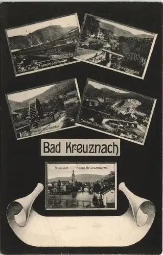 Ansichtskarte Bad Kreuznach MB: Salinen, Salinental, etc.. 1907