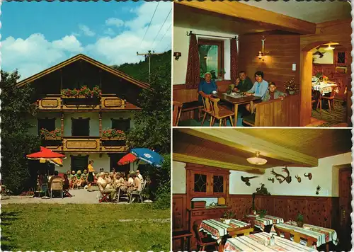 Zell am Ziller Jausenstation Waldrast Rohrberg 1 Mehrbild-AK 1975