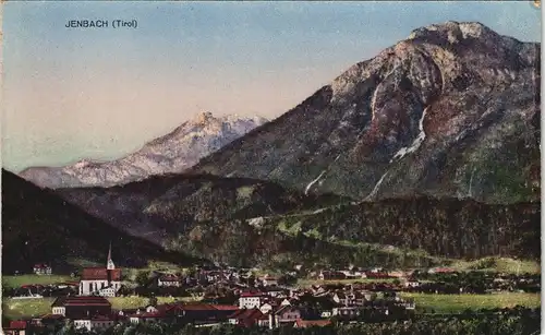 Ansichtskarte Jenbach (Tirol) Totale 1913