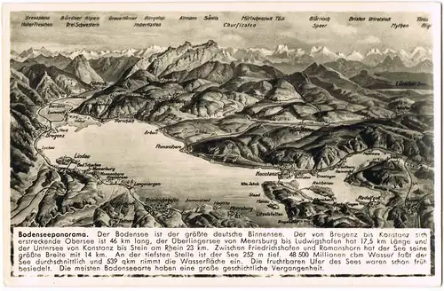 Ansichtskarte Meersburg Landekarten AK - Bodensee 1958