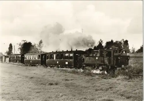 Ansichtskarte Moritzburg Traditionsbahn Radebeul Ost-Radeburg 1980