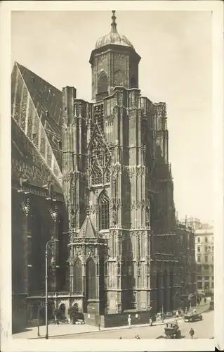 Ansichtskarte Wien unausgebauter Stephansturm 1927