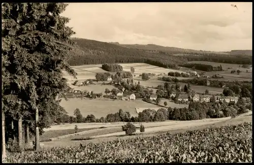 Ansichtskarte Erlbach (Vogtland) Stadtblick 1964