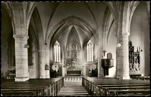 Ansichtskarte Meppen Meppen/Ems Inneres der Propsteikirche 1955