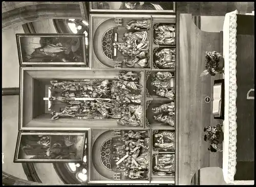 Osnabrück PFARRKIRCHE ST. MARIEN Flandrischer Schnitzaltar 1960