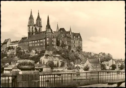 Ansichtskarte Meißen Dom Gesamtansicht DDR AK 1965/1962