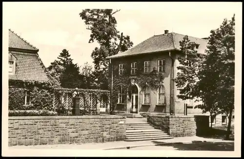 Ansichtskarte Kamenz Kamjenc Lessinghaus 1955