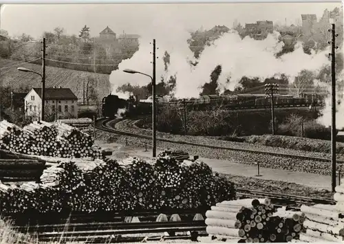 Röppisch-Gera Dampflokomotivenim Einsatz Baureihe 58.30 bei Gera-Röppisch 1982