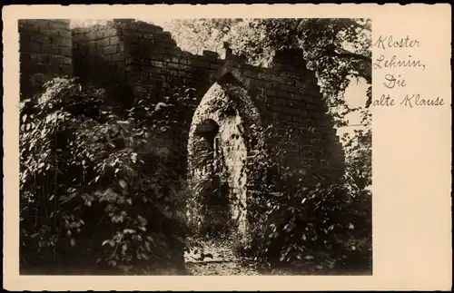 Ansichtskarte Lehnin-Kloster Lehnin Ruine der Alte Klause 1920