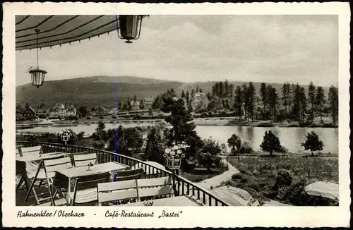 Ansichtskarte Hahnenklee-Goslar Café-Restaurant „Bastei" 1958