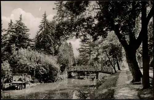 Ansichtskarte Luckau Łuków Stadtteilansicht Südpromenade zur DDR-Zeit 1961