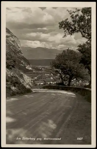 Ansichtskarte .Tirol Am Zirlerberg geg. Martinsmand 1940