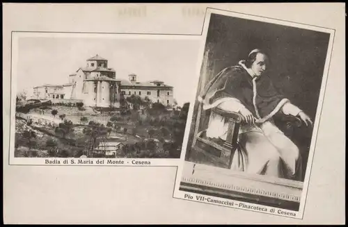 Cartoline Cesena (Caesena) Badia di S. Maria del Monte - 2 Bild 1923