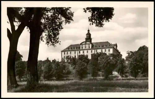 Ansichtskarte Saalfeld (Saale) ehem. Schloß - Kreisamt zu DDR-Zeiten 1962