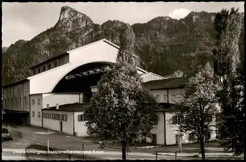 Ansichtskarte Oberammergau Passionstheater Passionsspielhaus und Kofel 1960