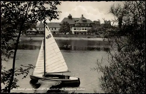 Paulsdorf-Dippoldiswalde HO-Hotel Haus Seeblick a.d. Talsperre Malter 1964