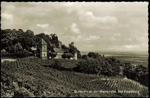 Ansichtskarte Edenkoben St. Martin - Waldgaststätte Waffenschmiede 1962