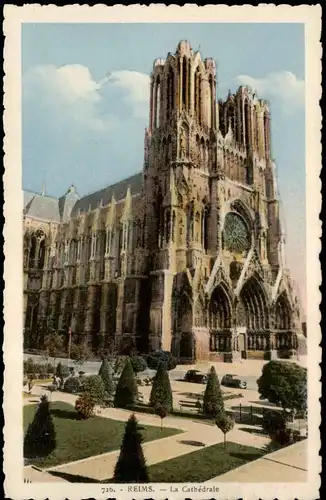 CPA Reims Reims La Cathedrale Kathedrale 1940