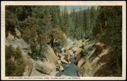 Kalifornien  MARBLE FORK, SEQUOIA NATIONAL PARK, TULARE COUNTY, CALIFORNIA 1928