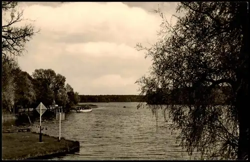 Ansichtskarte Zechlinerhütte/Mark-Rheinsberg Umlandansicht See Partie 1964