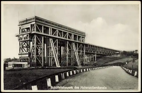 Ansichtskarte Niederfinow Schiffshebewerk 1932