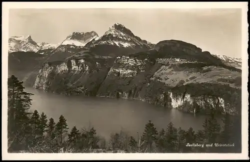 Ansichtskarte Seelisberg Seelisberg und Urirotstock 1930