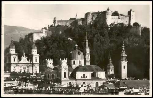 Ansichtskarte Salzburg Panorama-Ansicht der alten Bischofstadt 1929