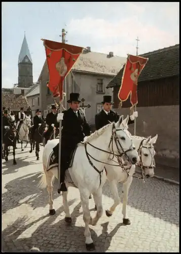 Radibor Radwor Osterreiten in Radibor/Oberlausitz Na křižerjach w Radworju 1980