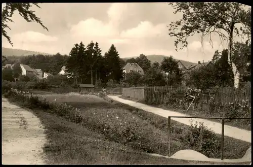 Ansichtskarte Gräfenhain Stadtpartie 1960