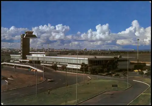 Postcard Brasília Aeroporto Internacional de Brasilia 1972