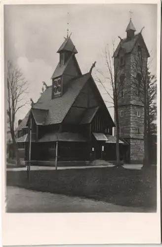 Brückenberg-Krummhübel Karpacz Górny Karpacz Stabkirche Wang 1956