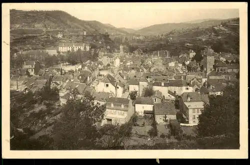 CPA La Canourgue ( Lozère) Vue d'ensemble, côté Est 1952