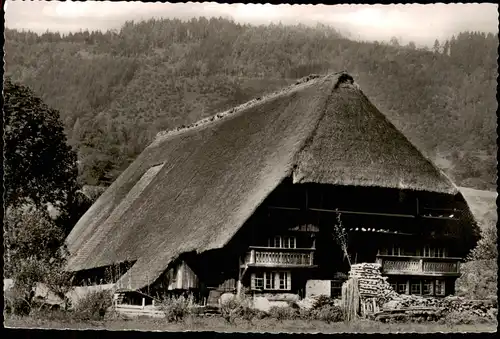 Ansichtskarte .Baden-Württemberg Im Schwarzwald, Schwarzwaldhaus 1965