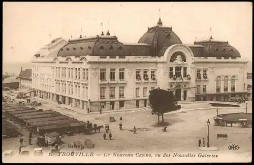 Trouville-sur-Mer Nouveau Casino, vu des Nouvelles Galeries 1910