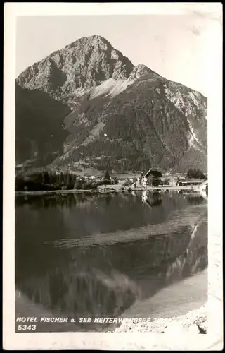 Ansichtskarte Heiterwang Hotel Fischer am See 1955