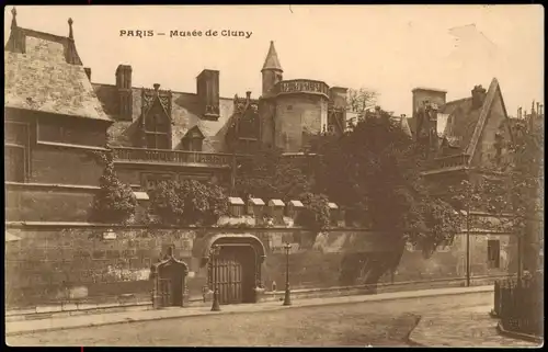 CPA Paris Musée de Cluny 1917