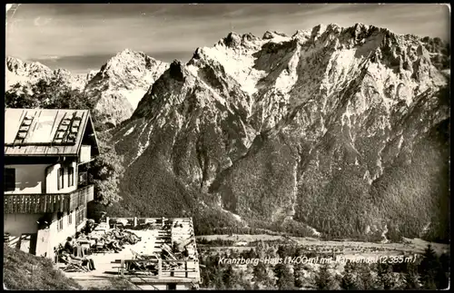 Ansichtskarte Hinterriß (Tirol) Kranzberg Haus - Karwendel 1963